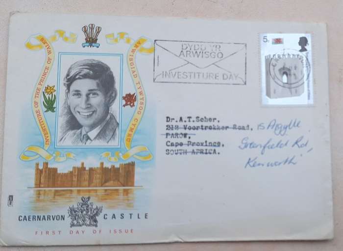 GB 1969 Investiture of the Prince of Wales Cover