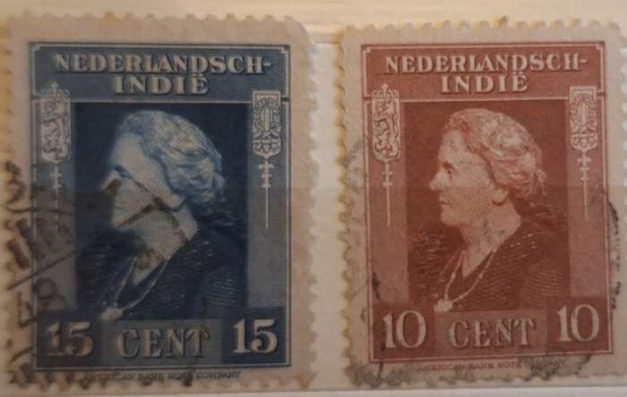 Netherlands Indie 1945 Definitives 2 Used stamps