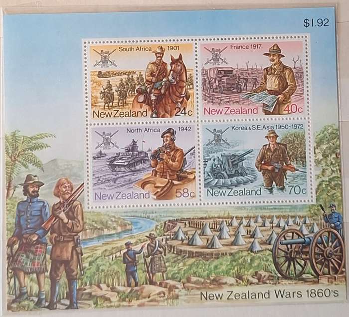New Zealand 1984 Military History 1 Mint Miniature Sheet