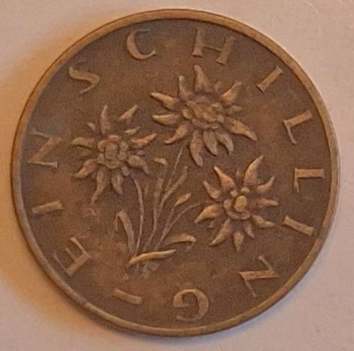 Austria 1969 1 Schilling Aluminium bronze