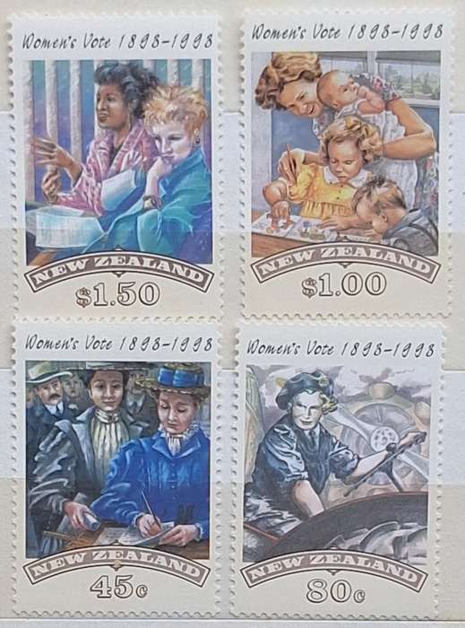 New Zealand 1993 Women's Vote Centenary Set of 4 Mint stamps