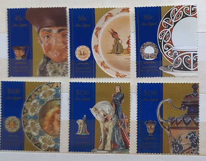 New Zealand 1993 Royal Doulton Set of 6 Mint stamps