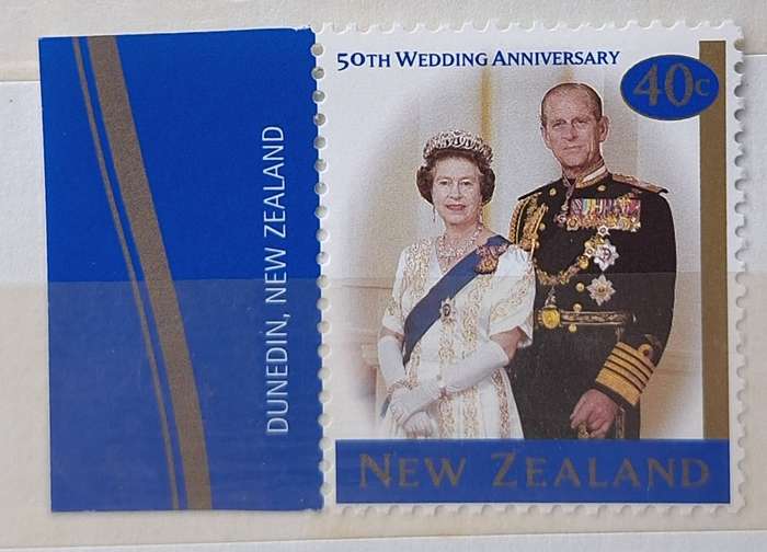 New Zealand 1997 Golden Wedding Anniversary 1 Mint Stamp