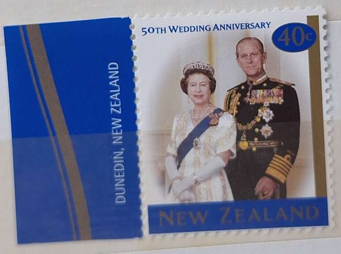 New Zealand 1997 Golden Wedding Anniversary 1 Mint Stamp