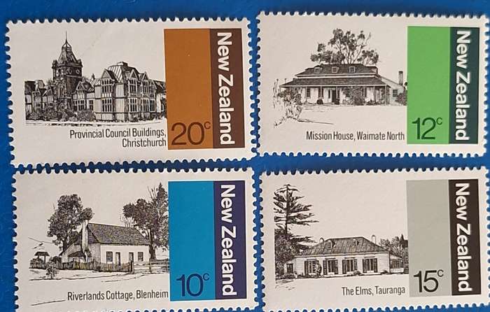 New Zealand 1979 Architecture Set of 4 Mint stamps