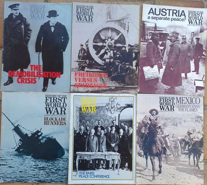 Purnell History of the First World War: Mixed Lot of 6 Magazines