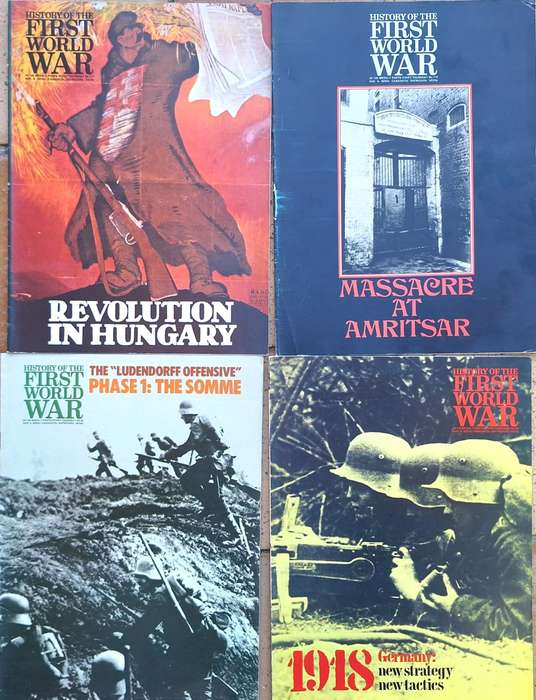 Purnell History of the First World War: Mixed Lot of 4 Magazines