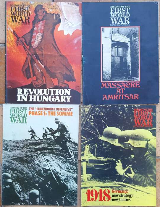 Purnell History of the First World War: Mixed Lot of 4 Magazines