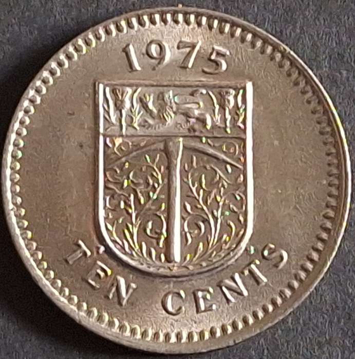 Rhodesia 1975 10 cent Copper-nickel