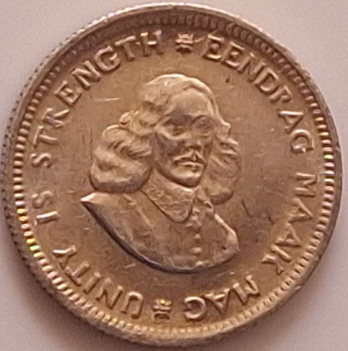South Africa 1963 5c Silver