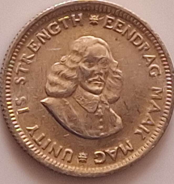South Africa 1963 5c Silver