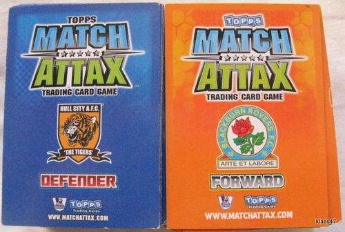 TOPPS MATCH ATTAX : APPROX  170  CARDS   trading card game