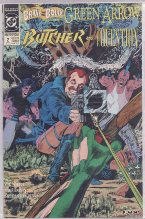 DC :JAN 92 :SIX-ISSUE MINISERIES : BRAVE AND THE BOLD : GREEN ARROW : THE BUTCHER AND THE QUESTION