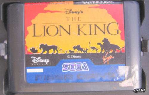 THE LION KING (PLATINUM COLLECTION) GENUINE SEGA PRODUCT