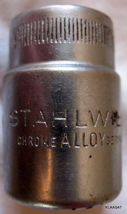 STAHLWILLE - SOCKET - CHROME ALLOY - GERMANY - NO.19