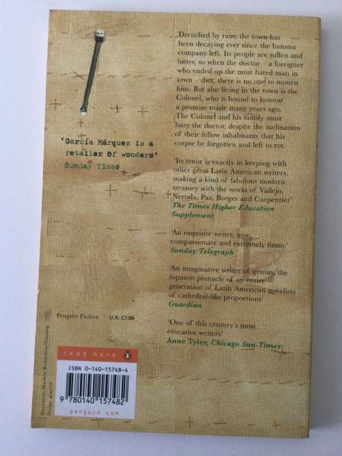 Leaf Storm, Gabriel Garcia Marquez, 1996