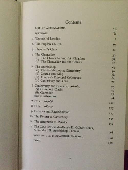 Thomas Becket, David Knowles, 1970