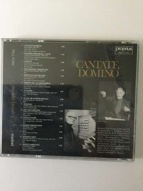 Cantata Domino, Oscars Motettkor, Torsten Nilsson, Alf Linder, Marianne Mellnas