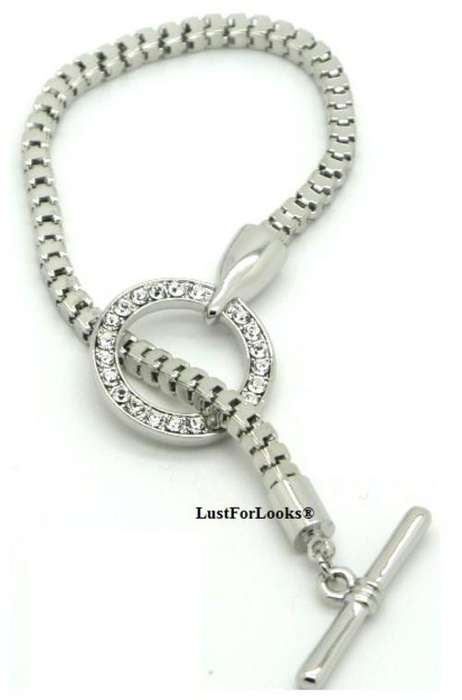 *** Made By Swarovski Elements *** Ladies Bracelet *** Money Back Guarantee * [ For Her ] *