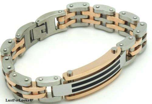 400+ SATISFIED CUSTOMERS *** Silver Plated *** Two Tone Colour ** BRACELET FOR HIM ** 20 DESIGNS AVA