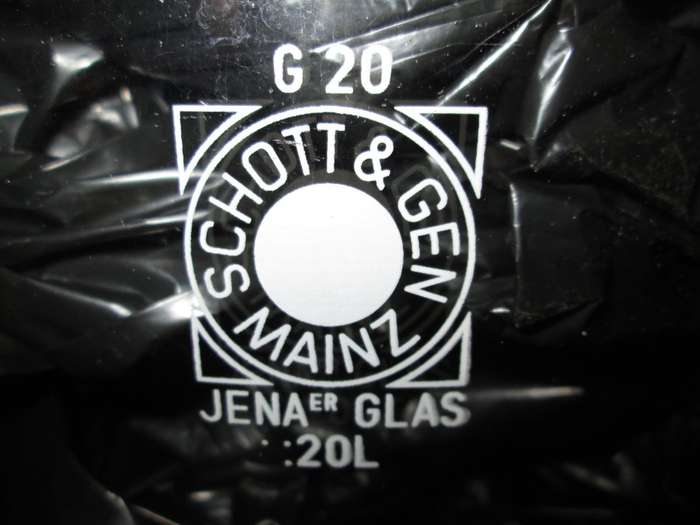 Schott & Gen. Mainz. Jenaer Glas G20. 20L glass bottle.Can be used as a terrarium **Price reduced**
