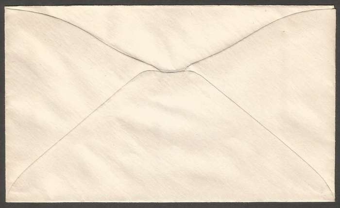 RSA-1965-Private Cover- Variety- Gash below date  Cancel- Postmark- Post mark.