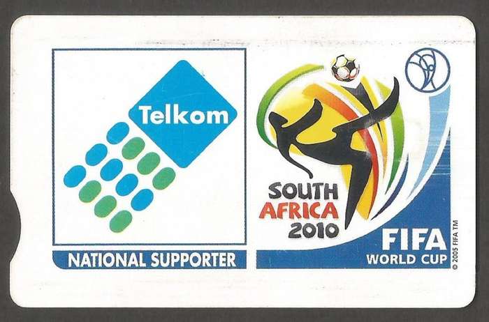 Telkom Phonecard- R20- FIFA World Cup- 2010- Vintage- Collectable- Sold As Is