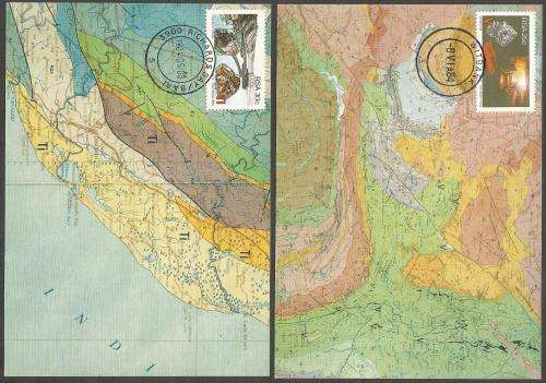 RSA Maxi Cards - Mineral Resources 1984