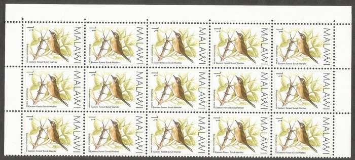 Malawi 1988 birds. 1t