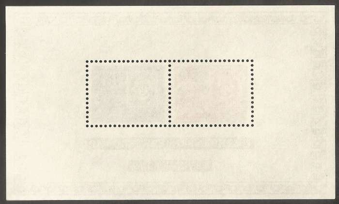 Norway 1972, NK BL1, Posthorn Jubilee Miniateur Sheet