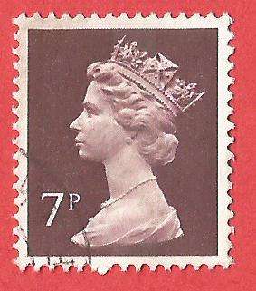 GB Machin- Used- Cancel- Postmark