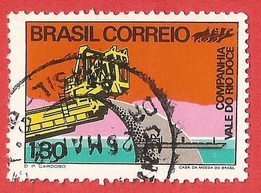Brazil 1972 Mineral Resources - Used- Cancel- Postmark- Post mark