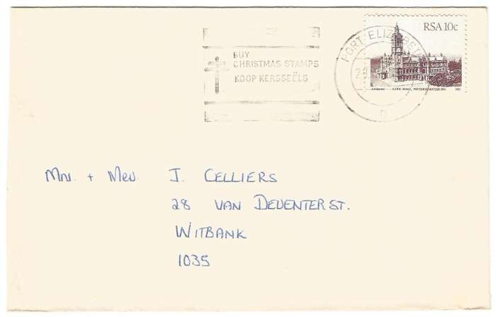 RSA- Domestic Mail- Cover- FDC- Used- Postmark- Cancel