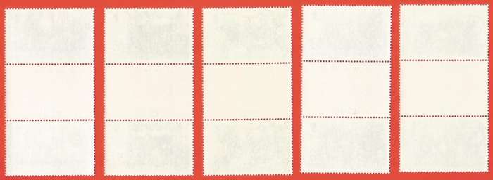 Bailiwick of Guernsey- MNH- Gutter Set- 1982- Christmas- Thematic- Christmas