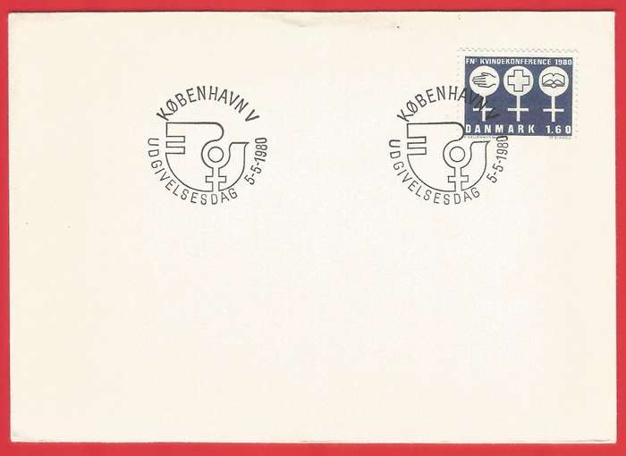 Denmark FDC 1980 World Conference of the U.N. Decade for Women