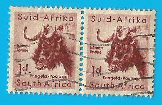 Union of South Africa- Used-Cancel-Thematic-Fauna