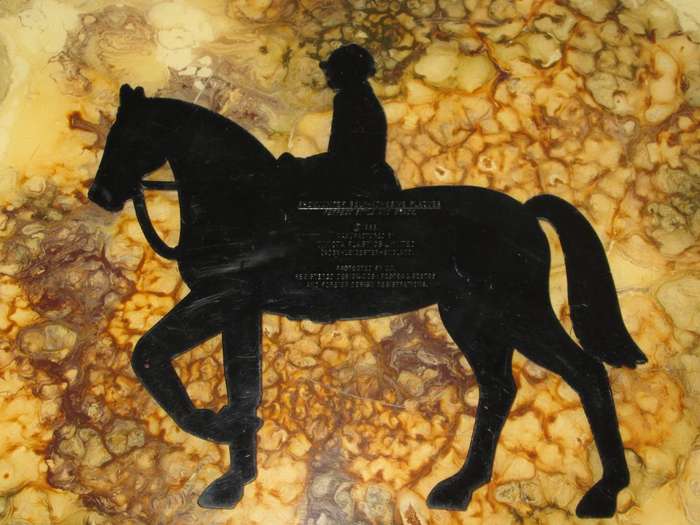 1966- `Showjumpers` Plaques-Manufactured by Invicta Plastics Limited-England Horses