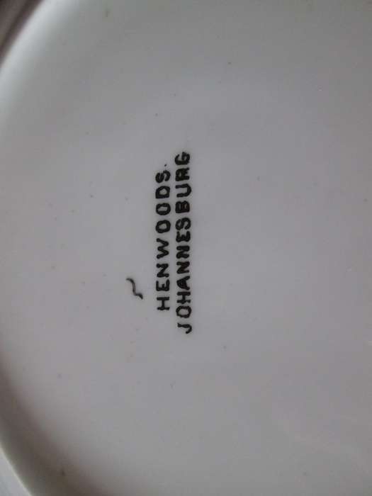 Plate-Henwoods-Johannesburg 15.5cm Diameter