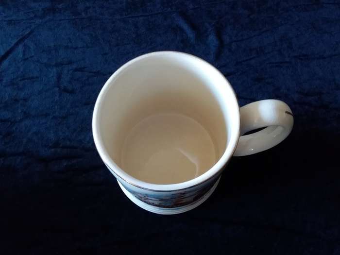 ELIJAH COTTON Ltd-Lord Nelson Ware Westward ho(me) -Staffordshire England-Beer Mug-Sail Boat Scene