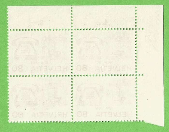 Switzerland-Helvetia-MNH-1976-Block-Thematic-Technology-Communication-Telephone 100th Anniversary