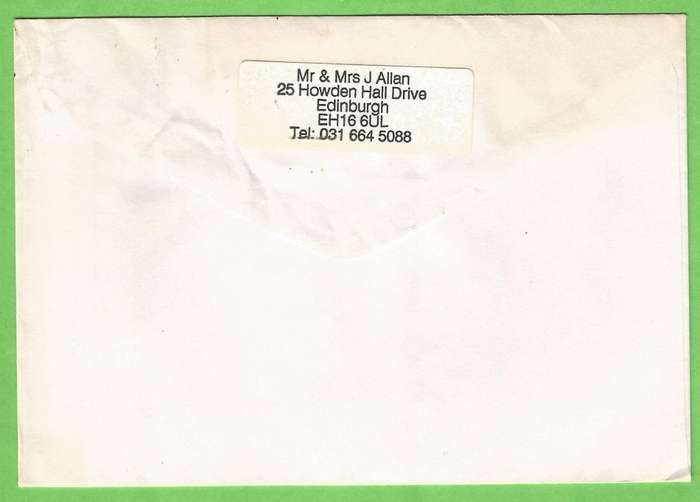 Domestic Mail-Cover-England-Machin-43p-Cancel-Thematic-Famous Person