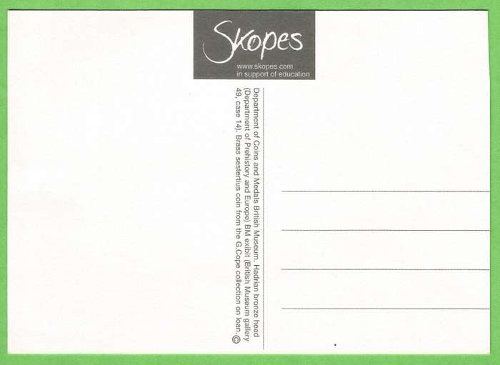 Post Card-SKOPES-Department of Coins and Medals British Museum-Postcard-Thematic-Coins-History