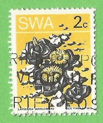 South West Africa-2c-Used-Cancel-Thematic-Flora