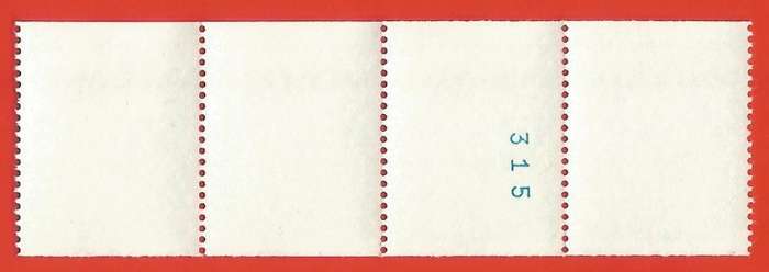 RSA-1977 SACC438 -Coil-No 315-10c-Protea-Strip of 4-MNH-Thematic-Flora