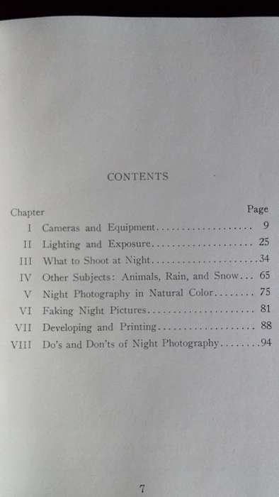 Book-1941-Taking Pictures at Night-Author Robert W.Brown-94Pg