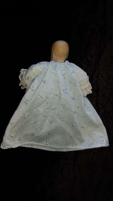Sleeping Baby Doll Blue outfit. Collectable Doll -Not Marked