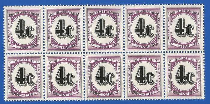 SWA- 4c- 1961 Postage dues SACC58- MNH -