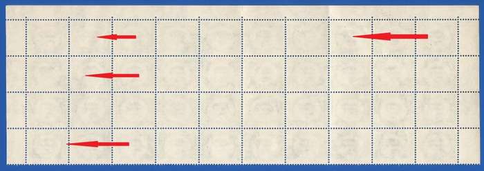 SWA- 6c- 1961 Postage dues SACC60- MNH - various lines through many stamps. EXCEPTIONAL