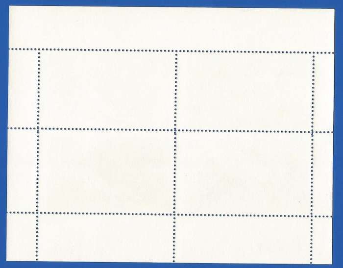 Batum- Russian State- MNH- Miniature Sheet-Thematic- Fauna- Fish- Birds- Shifted Perfs