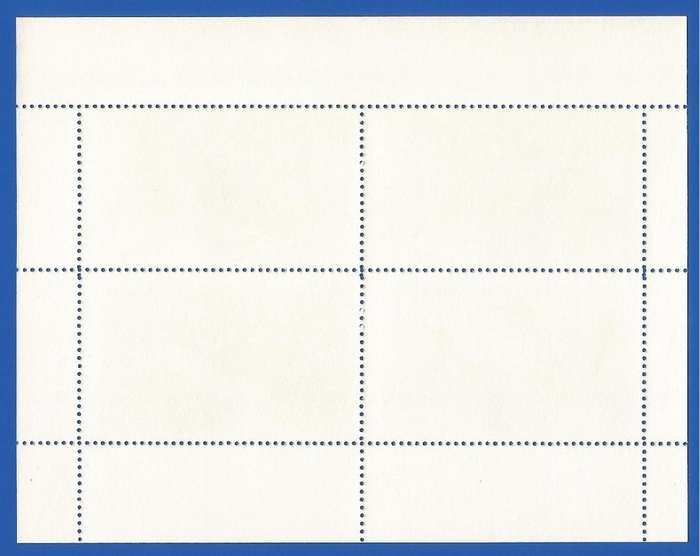 Batum- Russian State- MNH- Miniature Sheet-Thematic- Fauna- Fish- Birds- Shifted Perfs